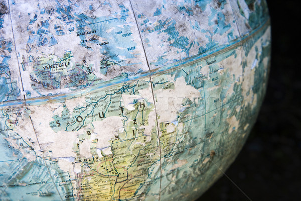 Close-up of old globe. Stock photo © iofoto