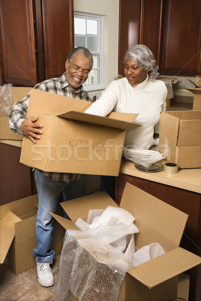 Mature couple moving. Stock photo © iofoto