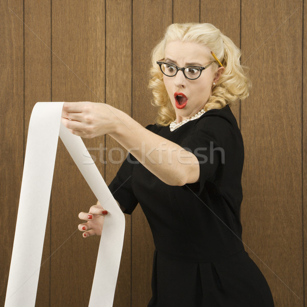 Stock photo: Finance shock.