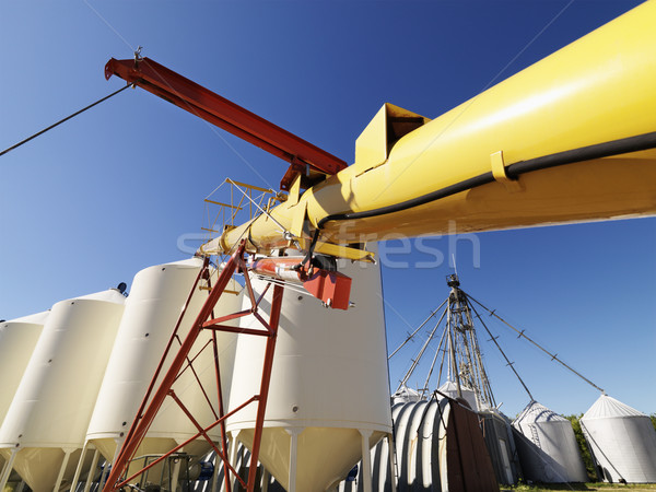 Grain silo storage. Stock photo © iofoto