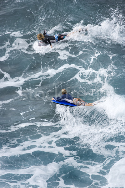 Boys surfing. Stock photo © iofoto