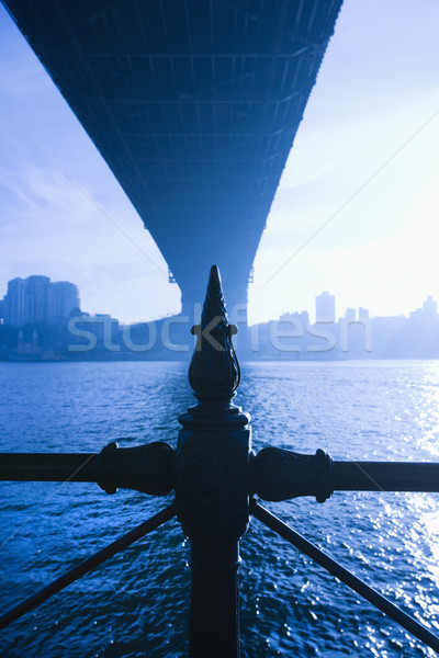 悉尼 橋 視圖 澳大利亞 黃昏 商業照片 © iofoto