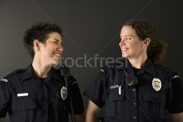 Stock photo: Two Policewomen.