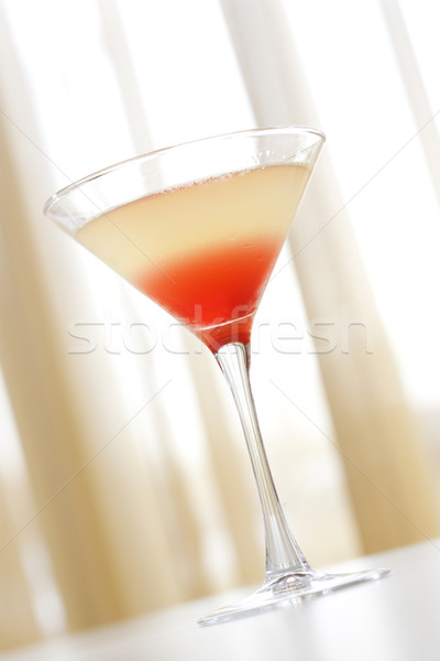 Stock fotó: Ital · martinis · pohár · vegyes · ital · piros · fenék