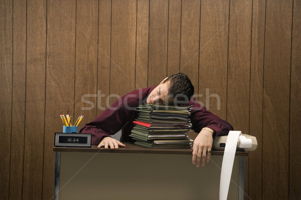 Tired businessman. Stock photo © iofoto