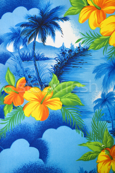 Tropical fabric detail. Stock photo © iofoto