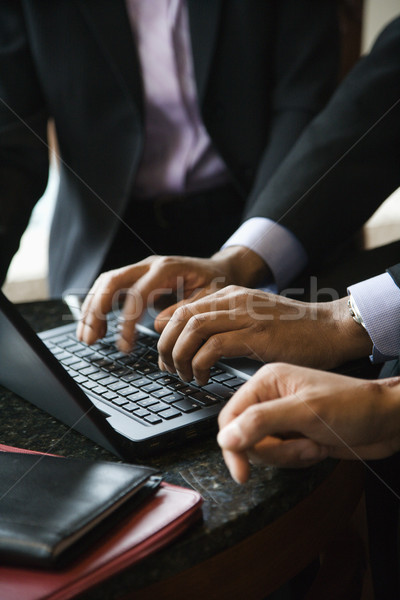 Businesspeople With Laptop Stock photo © iofoto