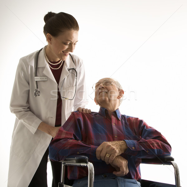 Man and doctor. Stock photo © iofoto