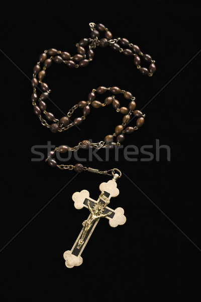 Stock photo: Christian rosary.