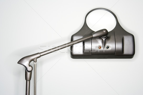 Vergrößerung Linse Vision Swing Arm Detail Stock foto © iofoto