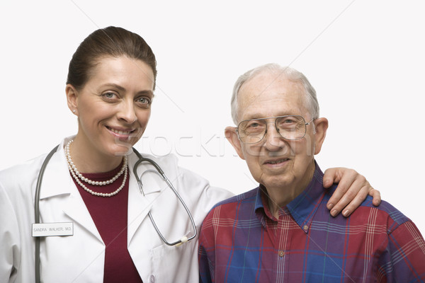 Doctor and man. Stock photo © iofoto