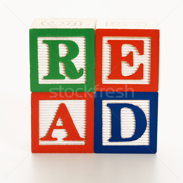 Speelgoed bouwstenen alfabet spelling woord Stockfoto © iofoto
