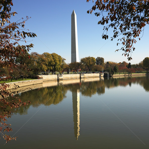 Washington Monument Washington DC USA città pietra colore Foto d'archivio © iofoto