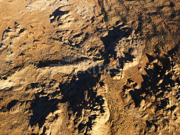 Légi sivatag légifelvétel terméketlen tájkép textúra Stock fotó © iofoto