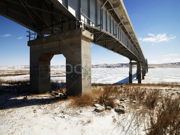 Bridge in winter Stock photo © iofoto