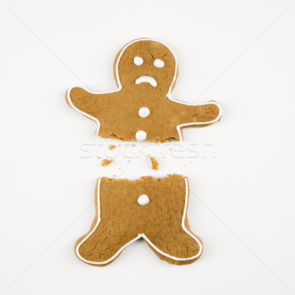 Stock photo: Broken gingerbread man.