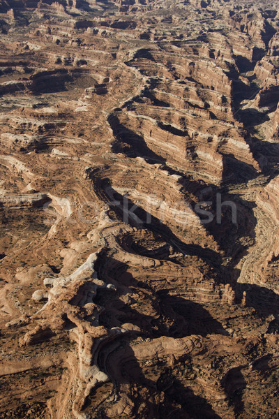 Desert canyon aerial. Stock photo © iofoto