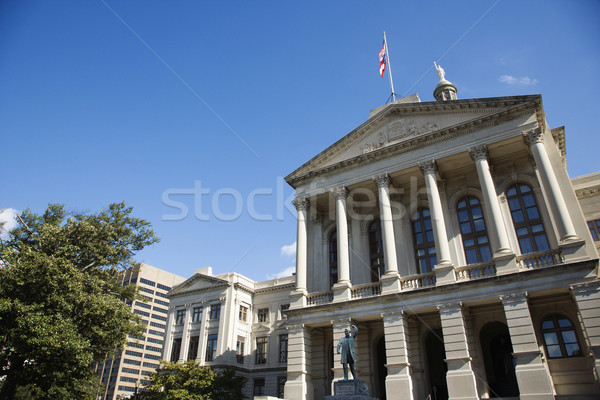 Gruzja budynku Atlanta banderą kolor architektury Zdjęcia stock © iofoto