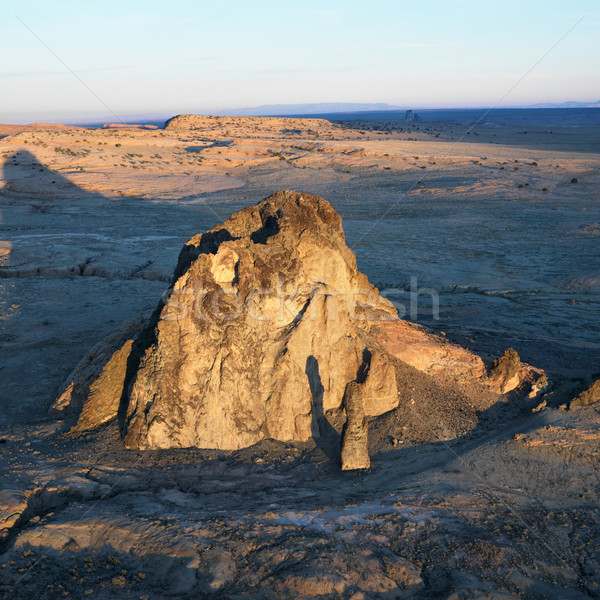 Rotsformatie antenne schilderachtig Arizona woestijn landschap Stockfoto © iofoto
