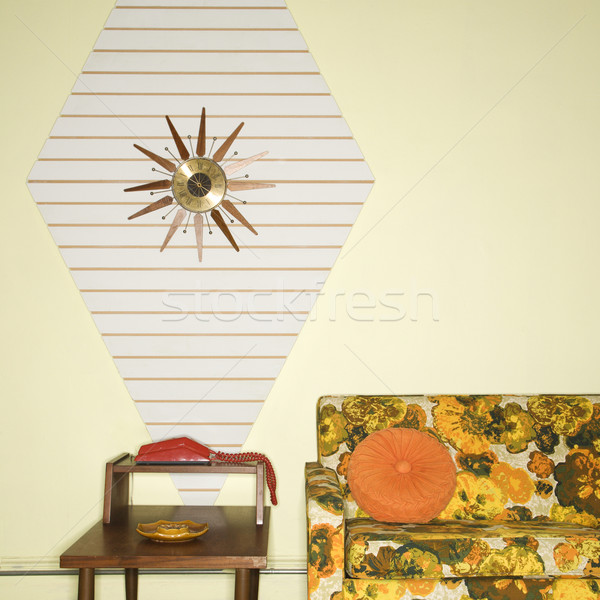 Retro sitting room. Stock photo © iofoto