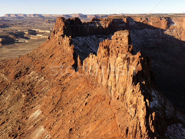 Crag and Canyon in Desert Stock photo © iofoto