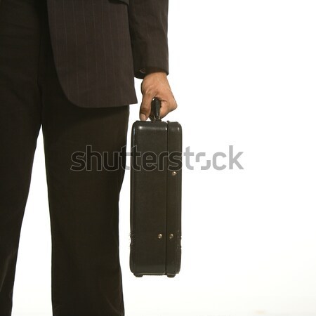 Businessman with briefcase. Stock photo © iofoto