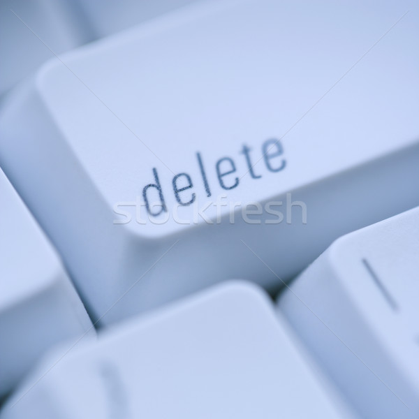 Delete computer key. Stock photo © iofoto