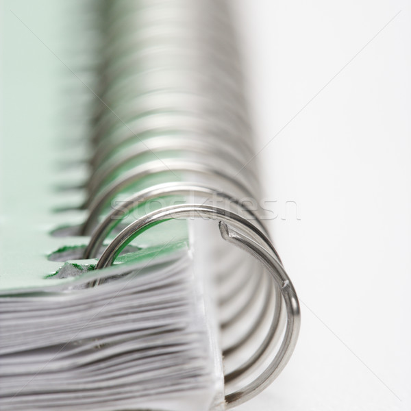 Spiral bound notebook. Stock photo © iofoto