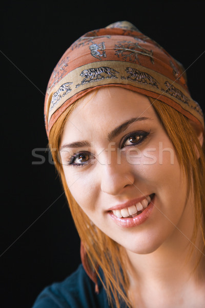 Smiling female Stock photo © iofoto