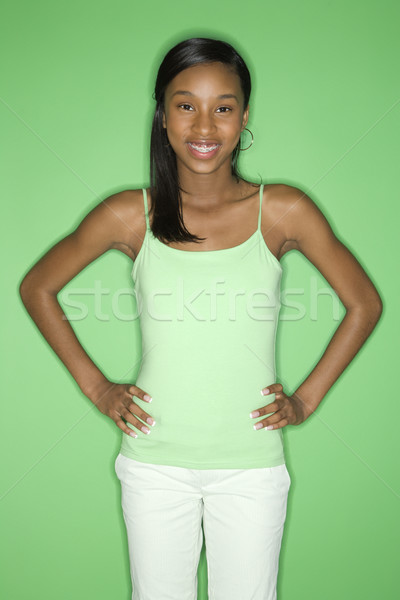 Pretty teen girl. Stock photo © iofoto