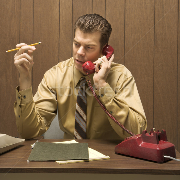 Man doing office work. Stock photo © iofoto