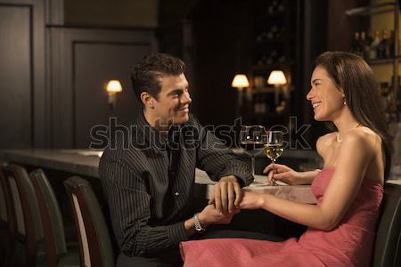 Couple at bar. Stock photo © iofoto