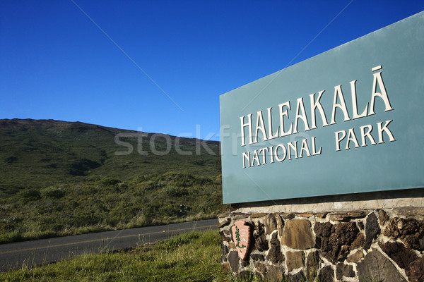 Haleakala National Park entrance, Maui, Hawaii. Stock photo © iofoto