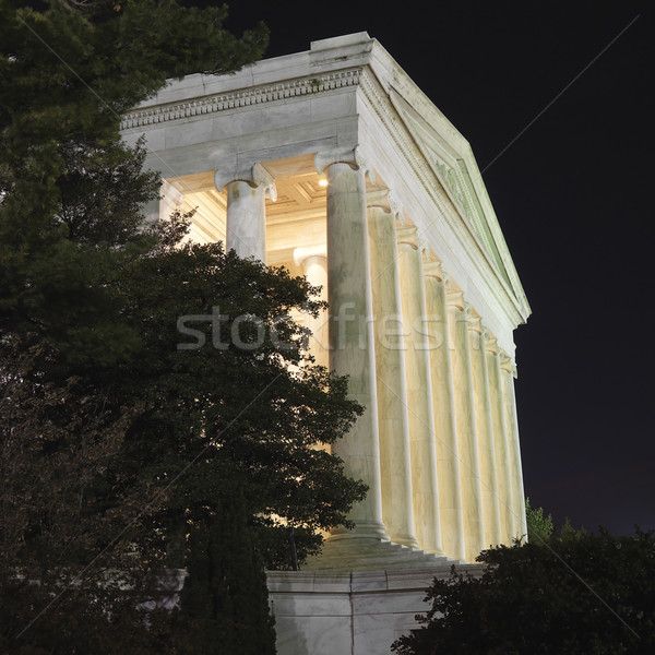 Nacht Washington DC USA stad kleur architectuur Stockfoto © iofoto
