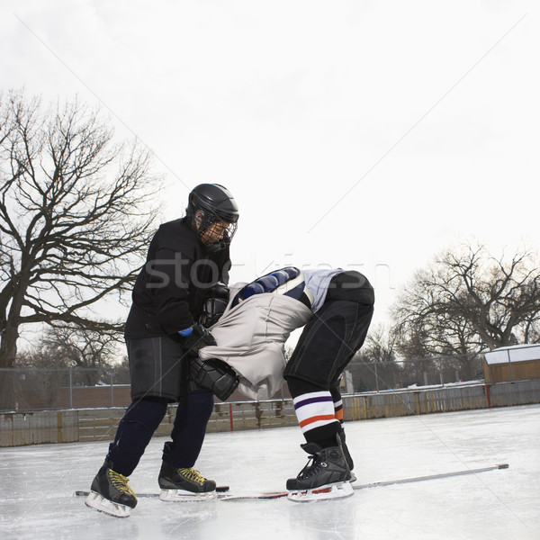 Ice hockey roughing. Stock photo © iofoto