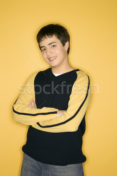 Teen boy portrait. Stock photo © iofoto