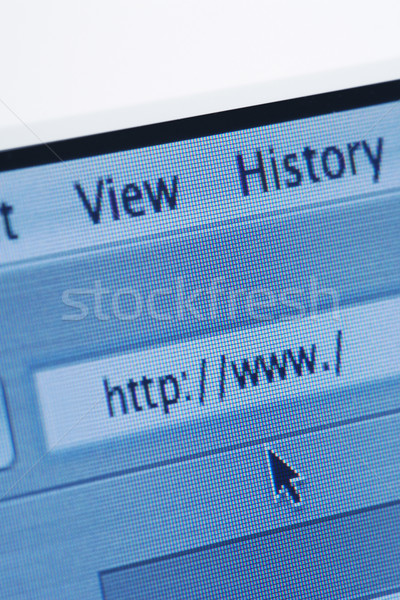 Internet Browser Web Anschrift bar vertikalen Stock foto © iofoto
