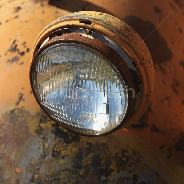 Headlight of old truck. Stock photo © iofoto