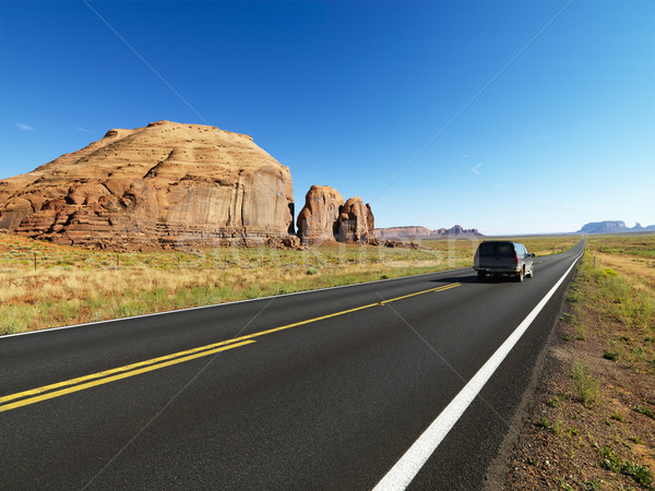 Desert road. Stock photo © iofoto