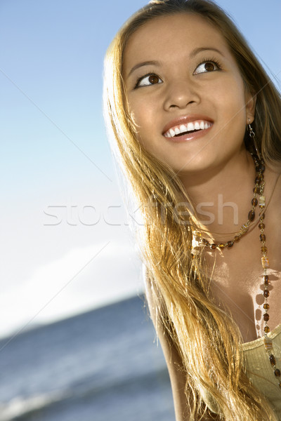 Woman on Maui beach Stock photo © iofoto