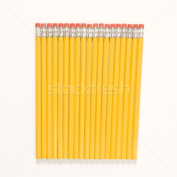 Row of new pencils. Stock photo © iofoto