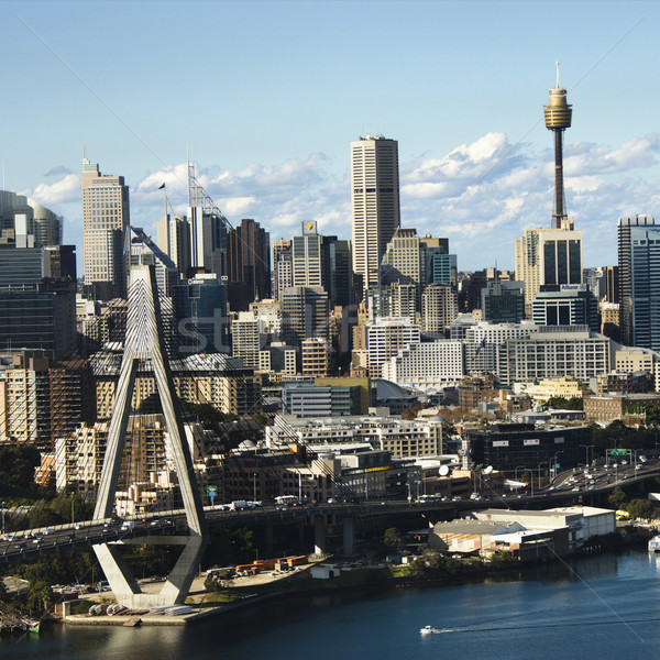 シドニー オーストラリア 橋 建物 水 ストックフォト © iofoto