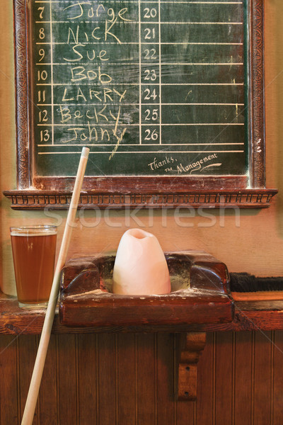 Pool hall still life. Stock photo © iofoto
