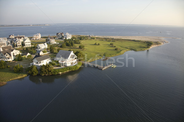 Houses on coast. Stock photo © iofoto