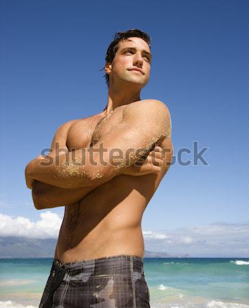 Attractive man. Stock photo © iofoto