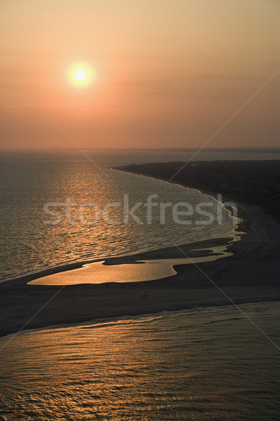 антенна пляж солнце океана лысые Сток-фото © iofoto