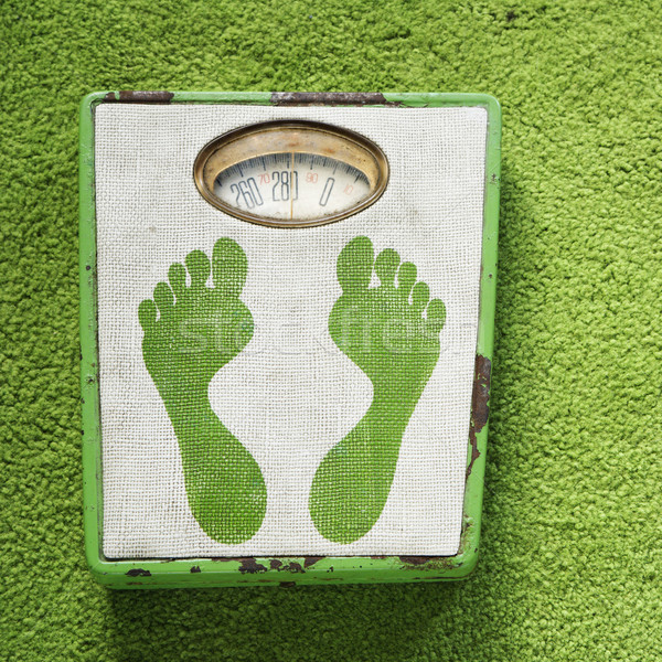 Vintage weight scale. Stock photo © iofoto
