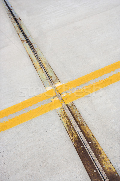Road detail with lines. Stock photo © iofoto