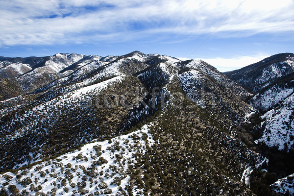 Snow Covered Mountain Peaks Stock photo © iofoto
