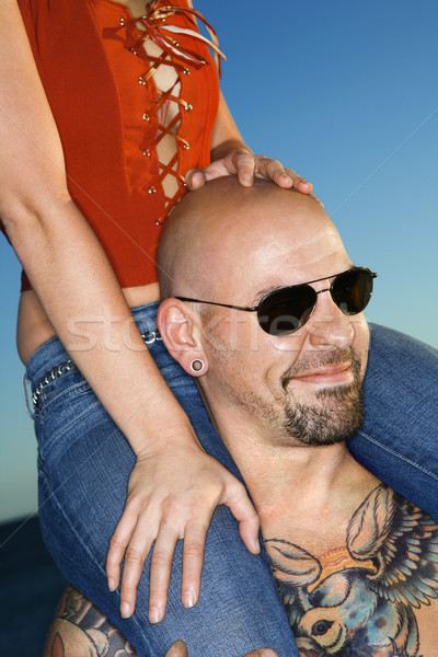 Man carrying woman. Stock photo © iofoto